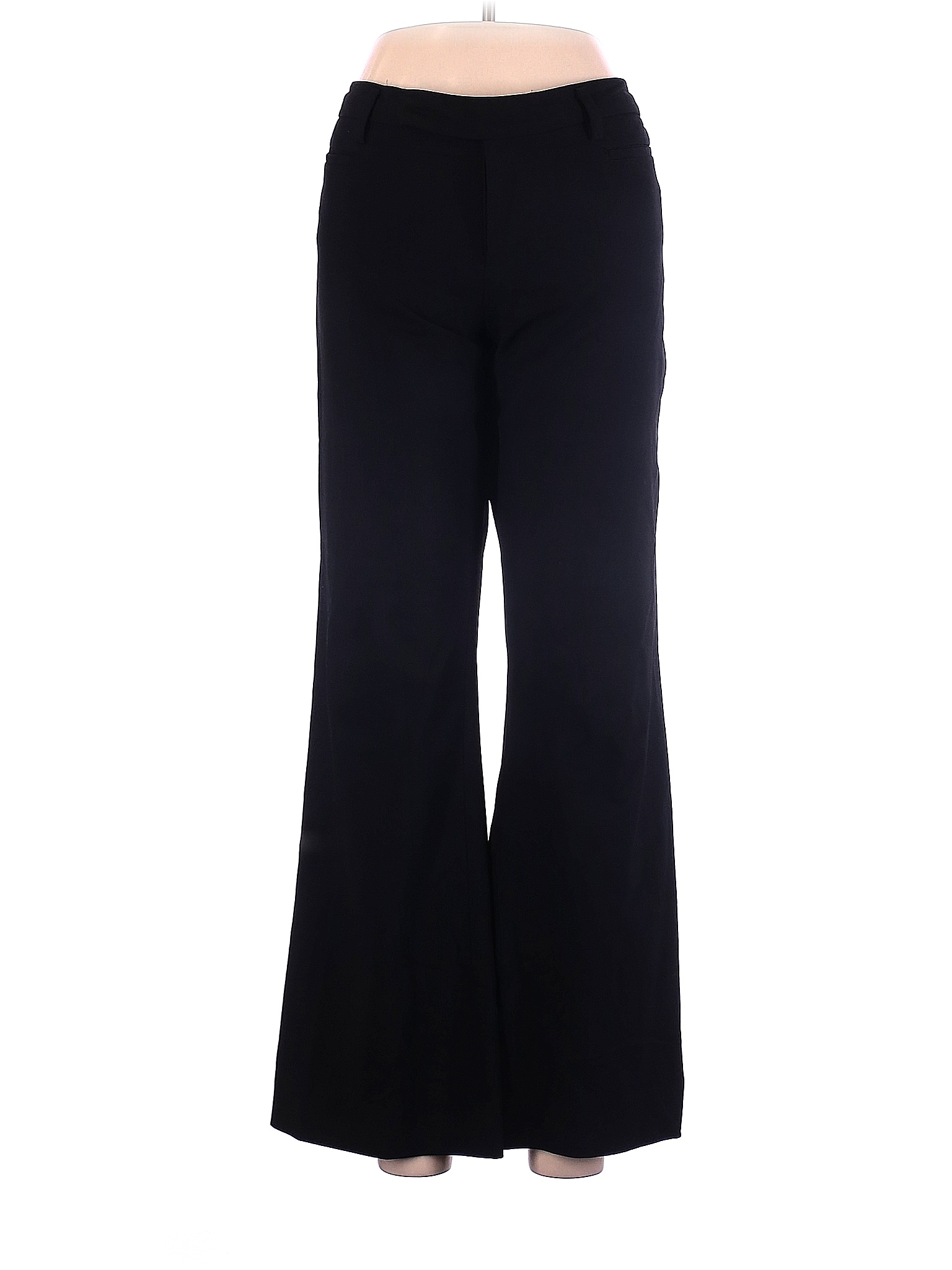 Gap Solid Black Dress Pants Size 8 90 off thredUP