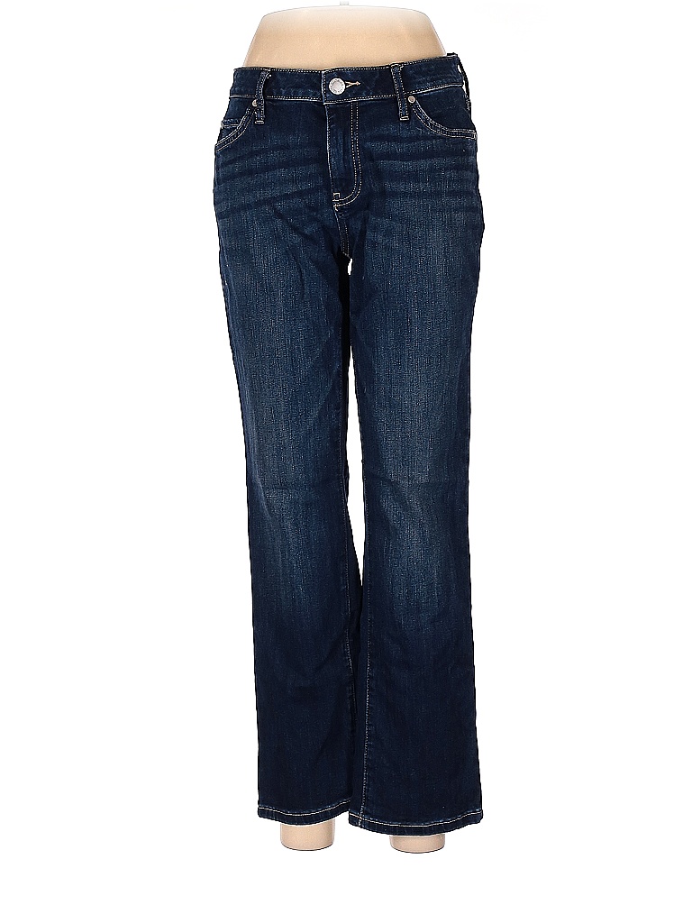 Simply Vera Vera Wang Solid Blue Jeans Size 8 - 62% off | thredUP