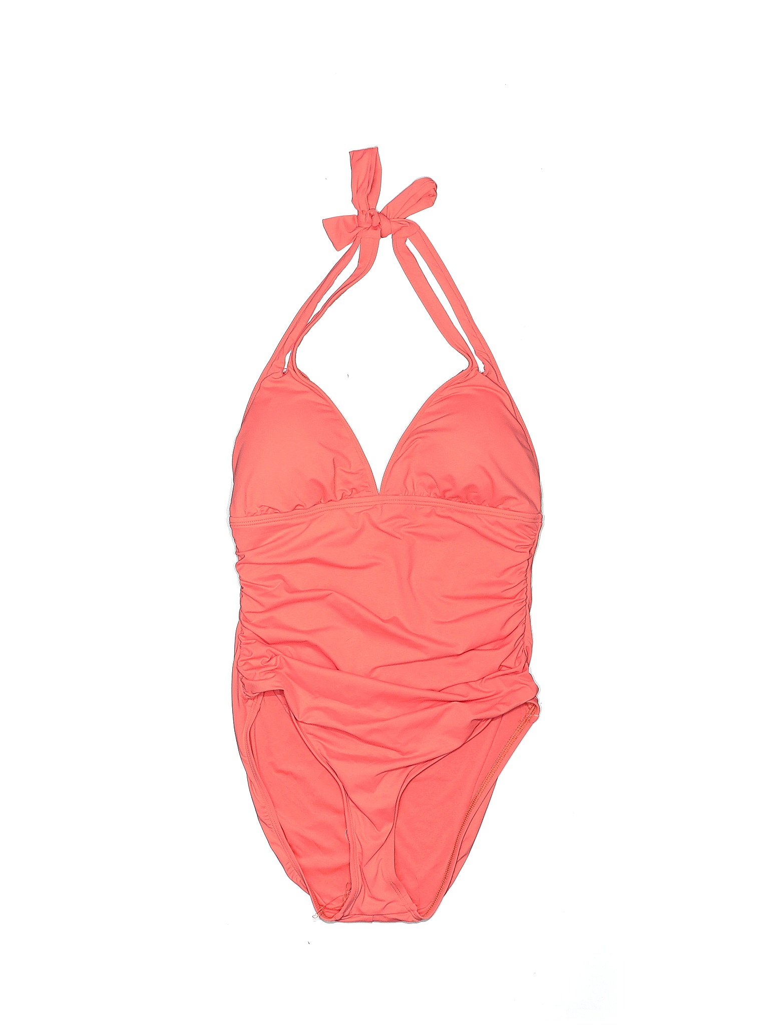 La Blanca Solid Pink One Piece Swimsuit Size 8 56 off ThredUp