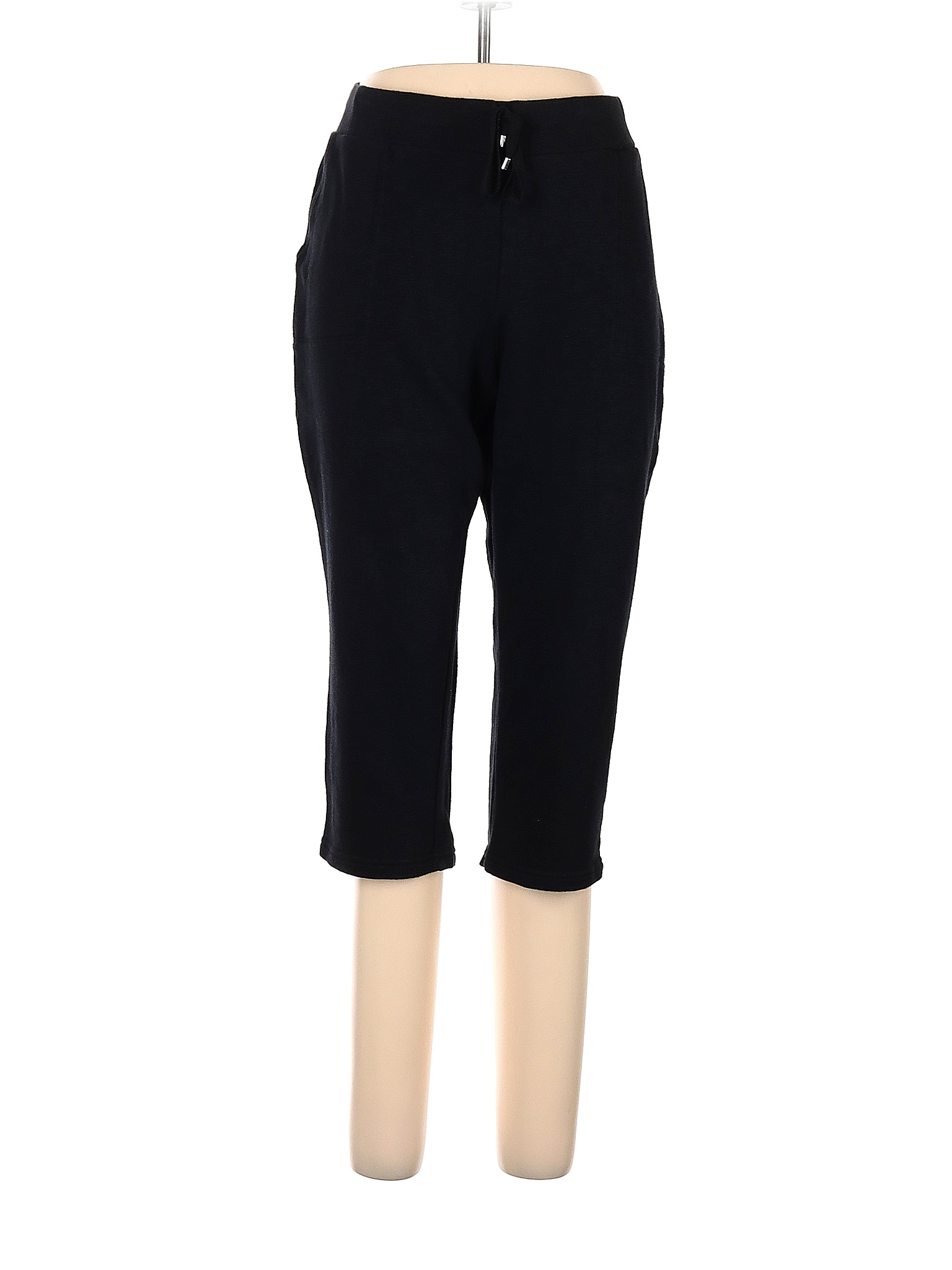 Croft & Barrow Solid Black Sweatpants Size L - 66% off | thredUP