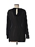 Bethany 100% Polyester Black Long Sleeve Blouse Size EU 38 / US 8 - photo 2
