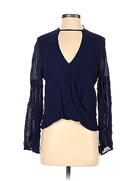 Blue Life Long Sleeve Blouse (view 1)