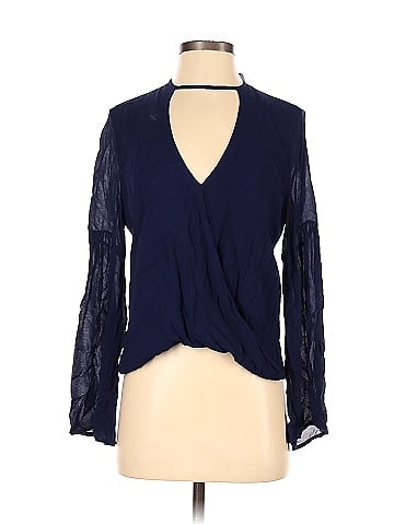 Blue Life Long Sleeve Blouse (view 1)