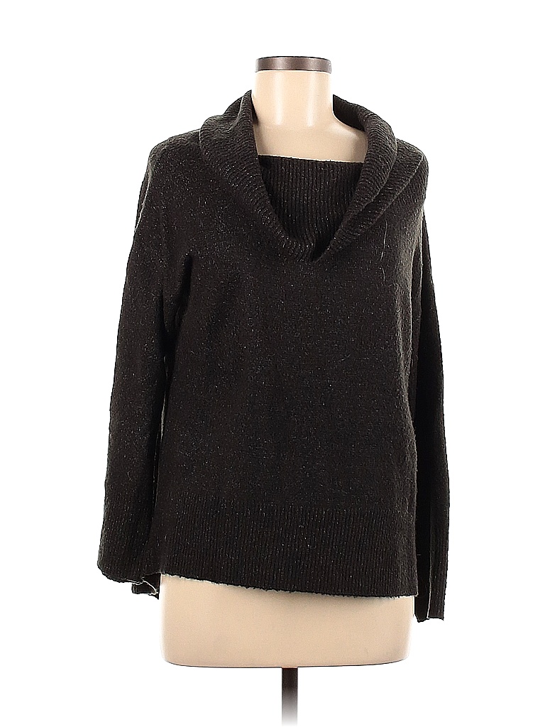 Cable & Gauge Solid Black Green Turtleneck Sweater Size M - 72% off ...