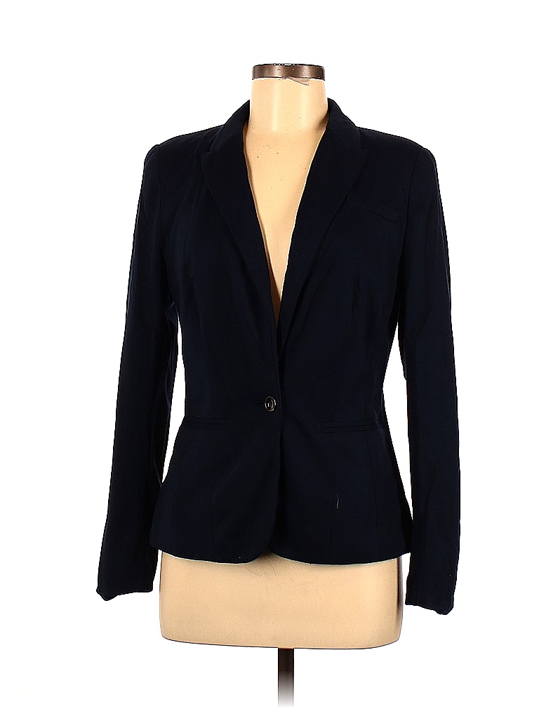 Jcpenney Solid Black Blue Blazer Size M 72 off thredUP