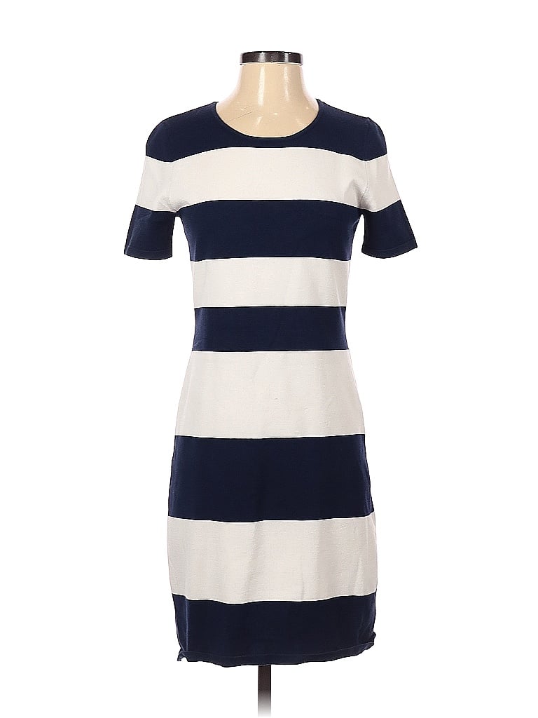 Pre-owned Boston Proper Casual Dress In Blue