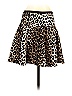 Karen Kane Animal Print Leopard Print Multi Color Gold Casual Skirt Size S - photo 2
