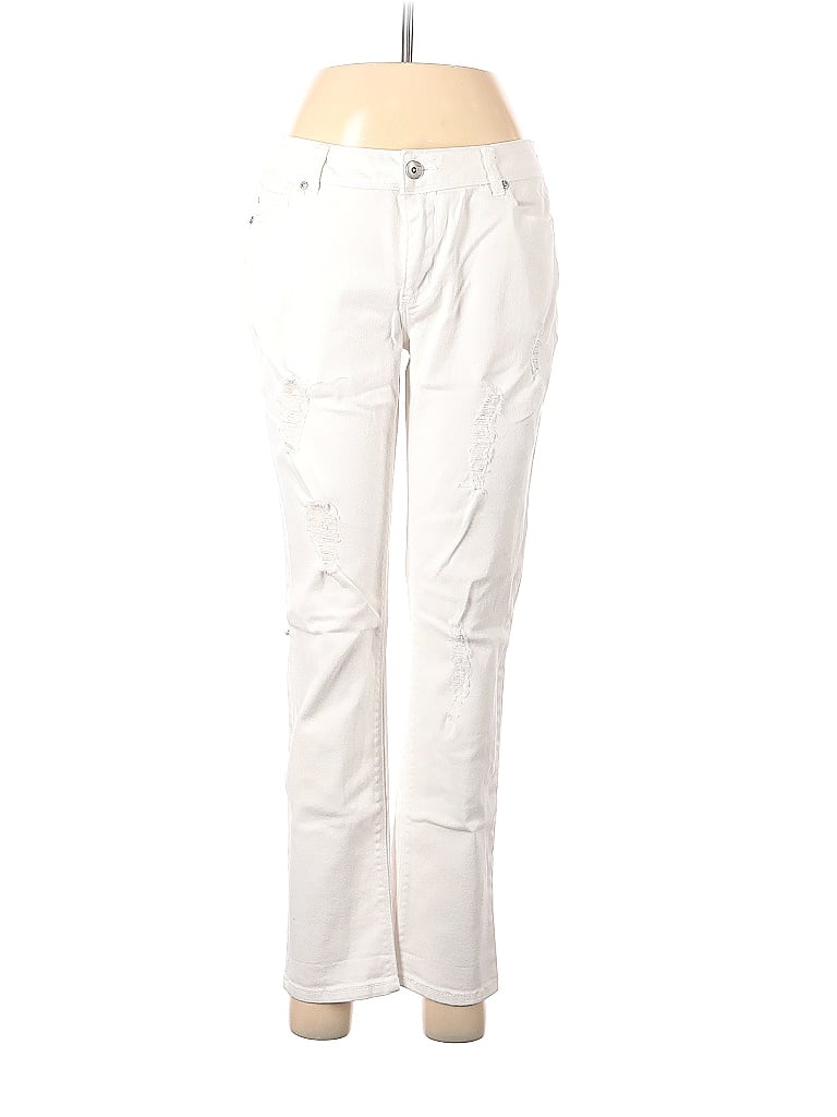 C established 1946 Solid White Jeans Size 8 - 84% off | thredUP