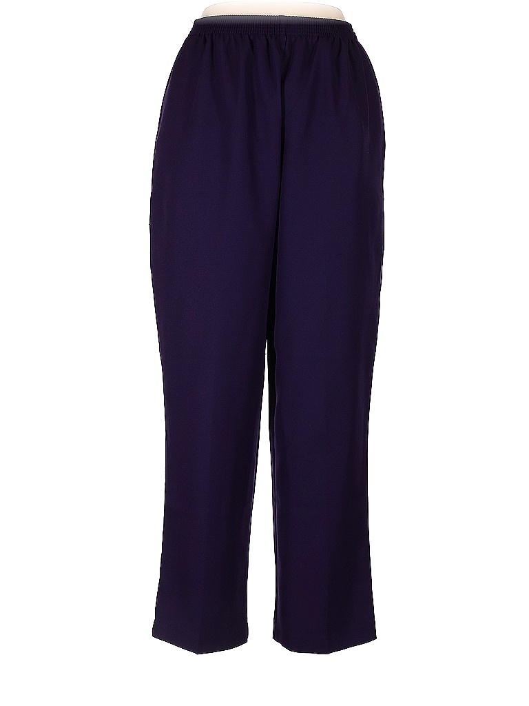 BonWorth 100% Polyester Solid Purple Dress Pants Size L - 68% off | thredUP