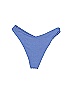 Zaful Solid Blue Swimsuit Bottoms Size 8 - photo 2