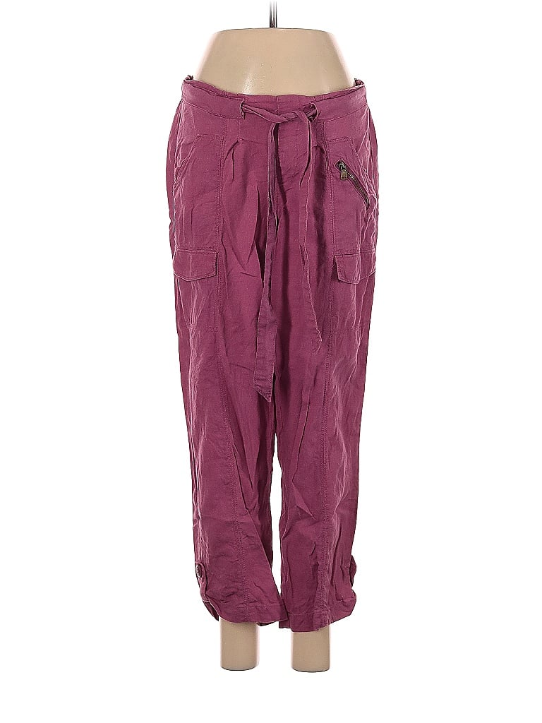 Pre-owned Jolt Linen Pants In Pink