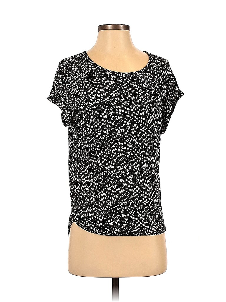 Pre-owned Banana Republic Factory Store Short Sleeve T-shirt In Black