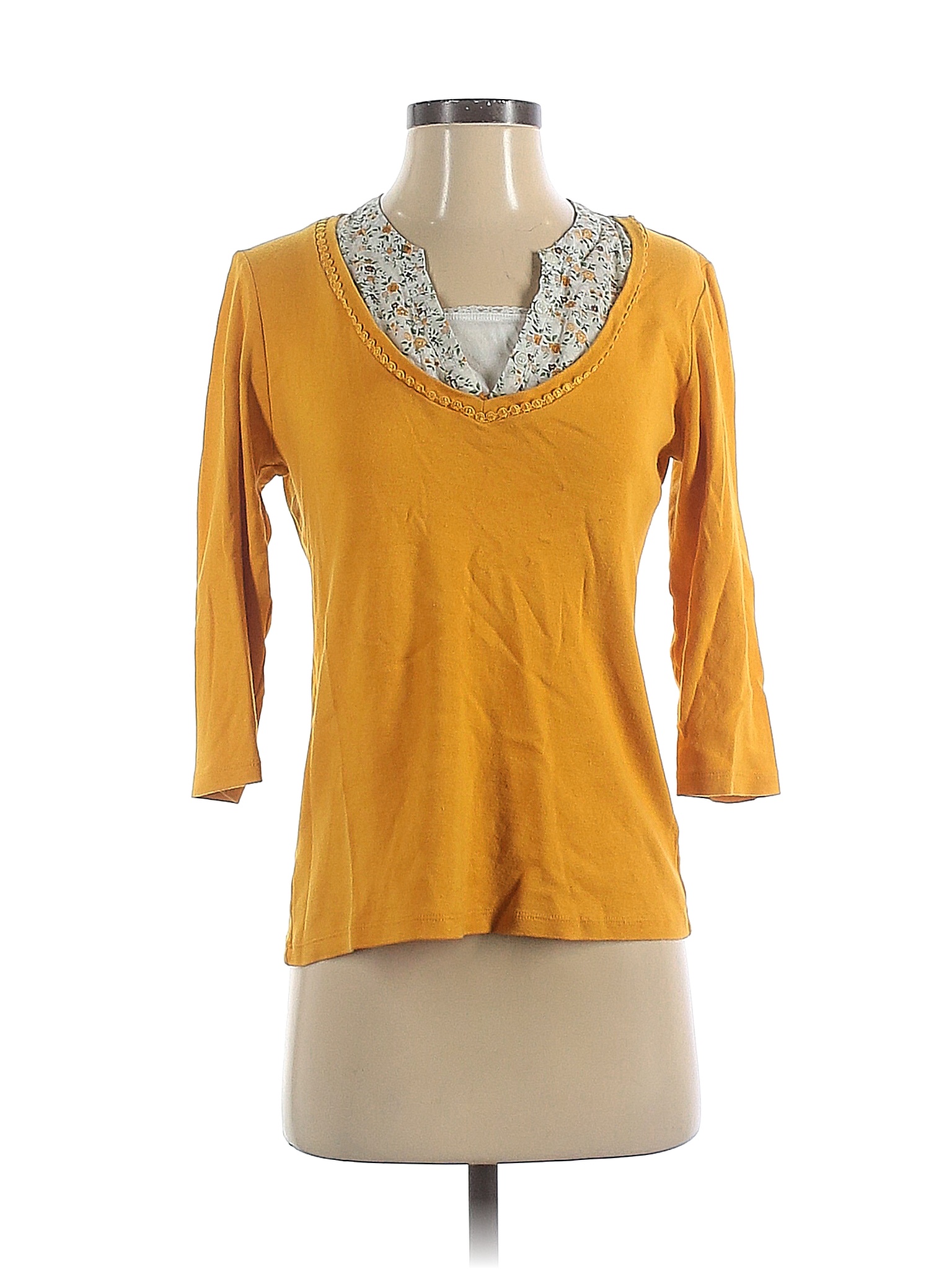 #108 Laura Scott Petites T-shirt Beige | c. 185 | Size 8/10