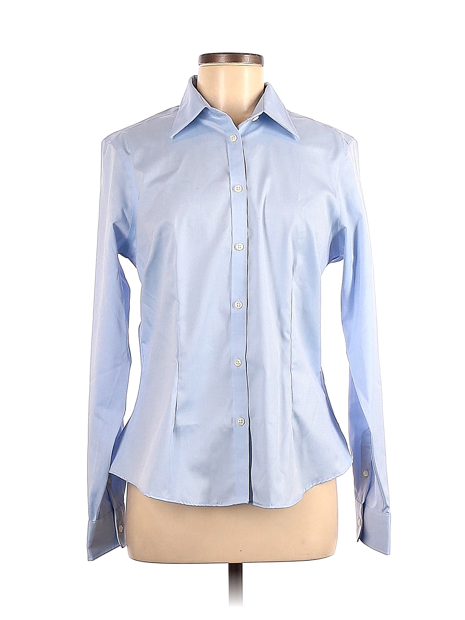 Van Heusen Blue and White Button Down Shirt