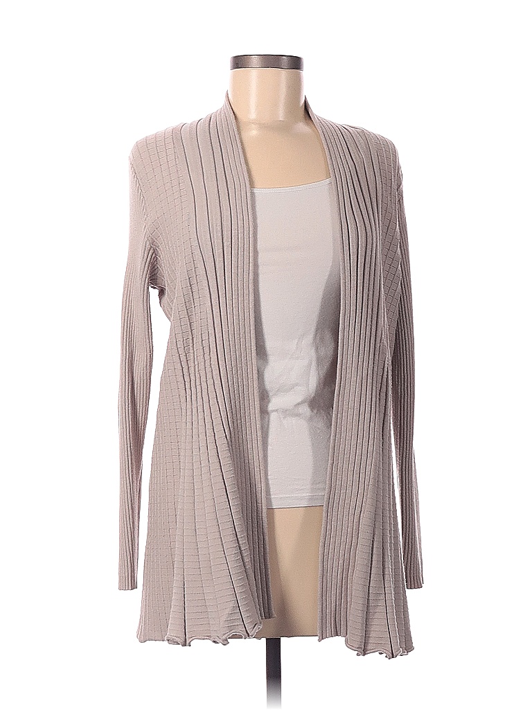 Carmen Carmen Marc Valvo Solid Tan Cardigan Size M - 77% off | thredUP