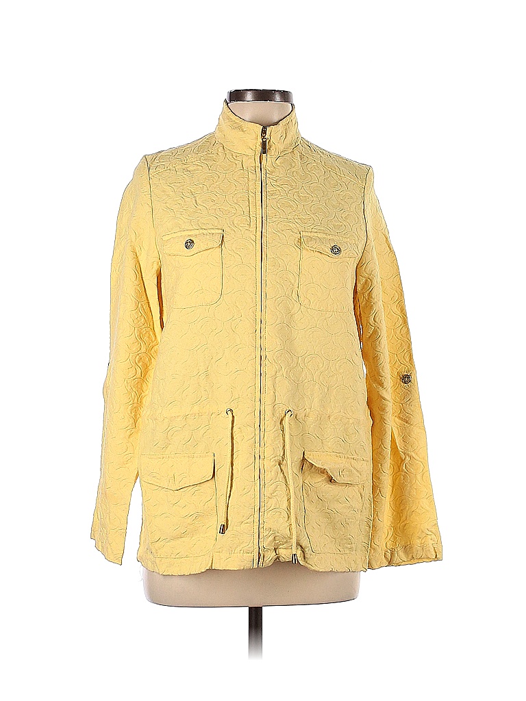 Alfred Dunner Solid Yellow Jacket Size 12 - 70% off | thredUP
