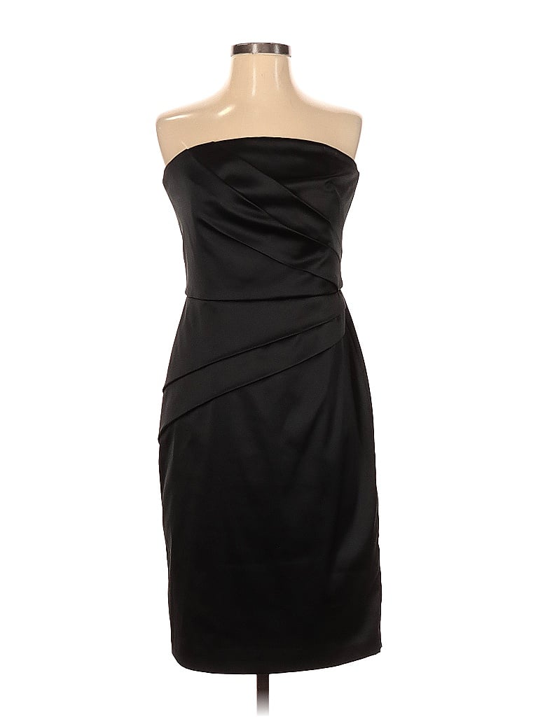 White House Black Market Solid Black Cocktail Dress Size 8 77 off