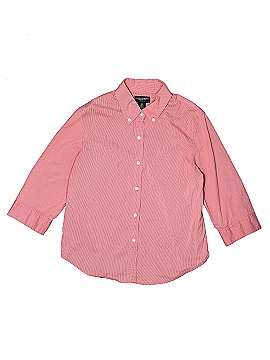 American Eagle Outfitters 3/4 Sleeve Button-Down Shirt (view 1)