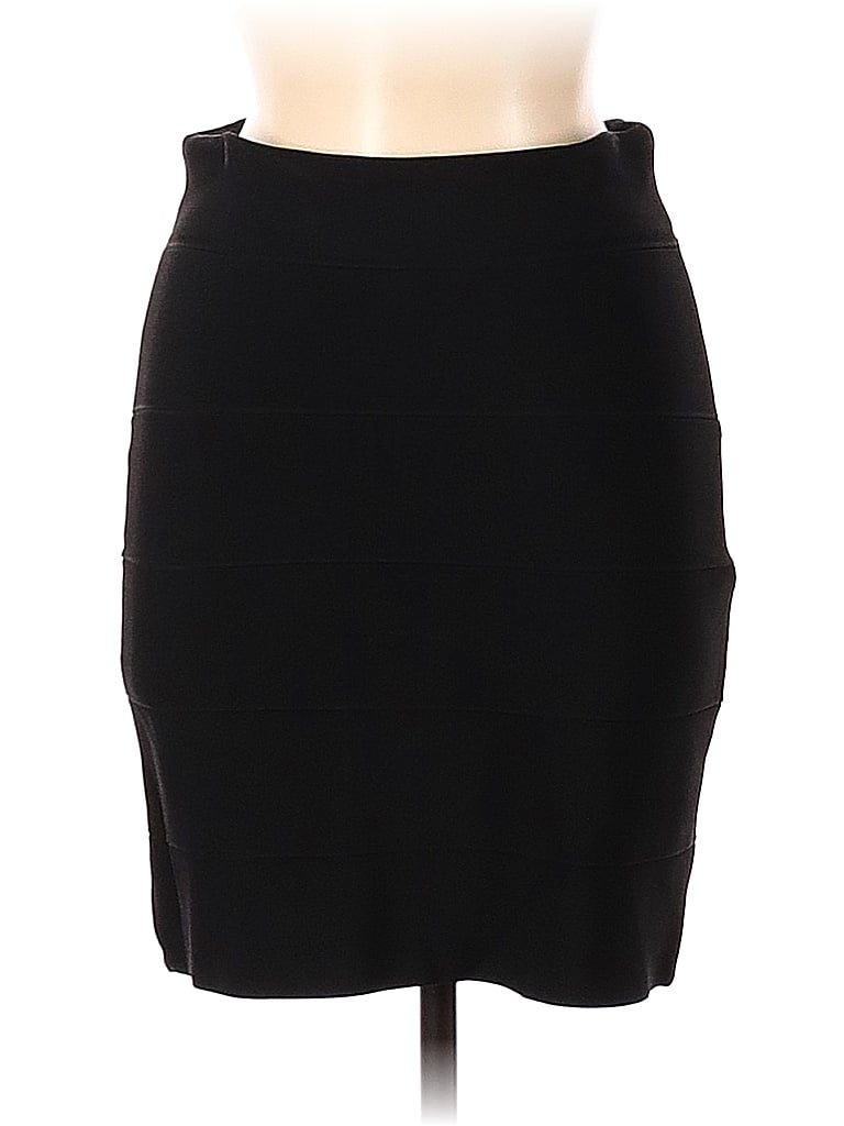 Pre-owned Inc International Concepts Casual Skirt In Black