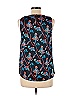 Thakoon Collective 100% Polyester Black Daisy Printed Sleeveless Top Size 8 - photo 2