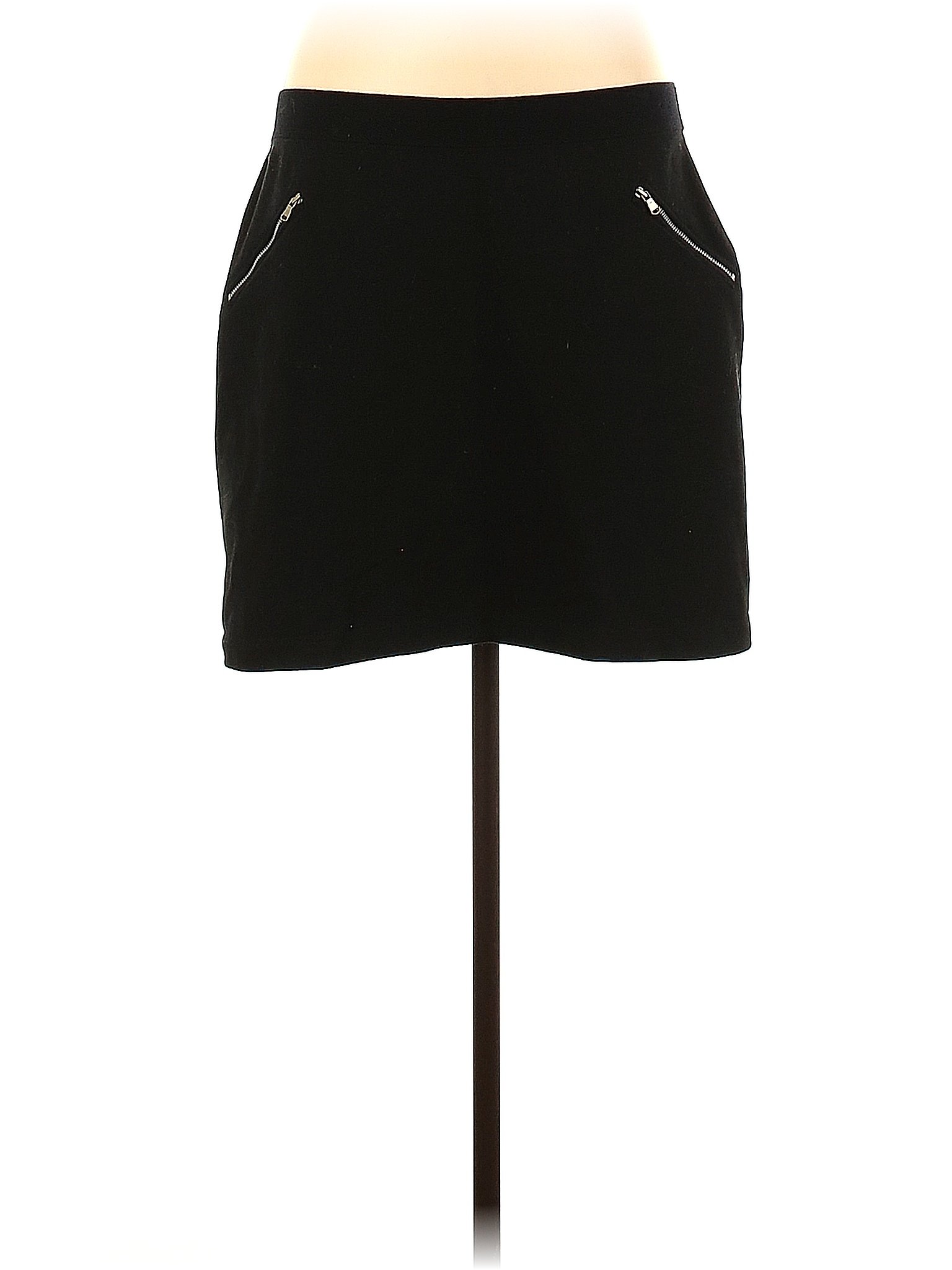 Ann Taylor LOFT Solid Black Casual Skirt Size M - 85% off | thredUP