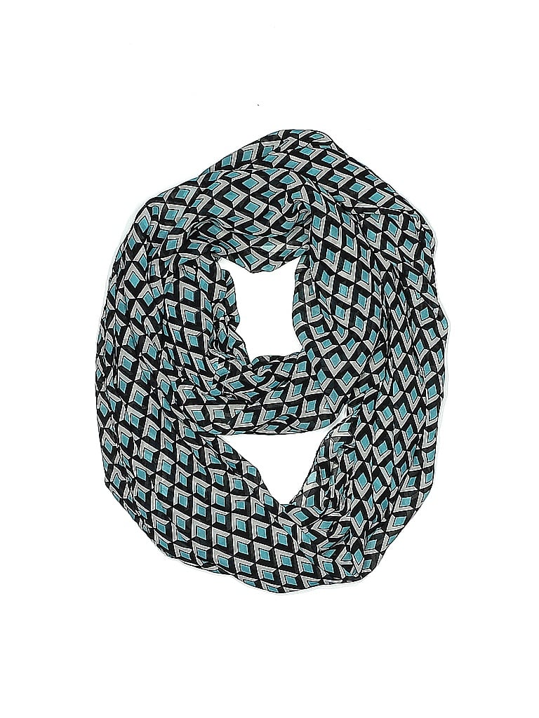 Assorted Brands 100% Polyester Teal Blue Scarf One size - photo 1