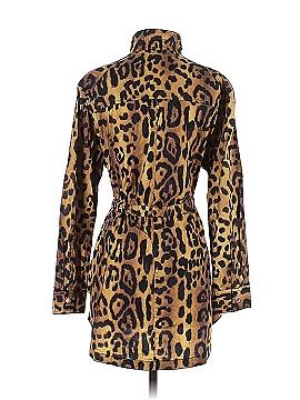 Adam Lippes Collective Leopard Anorak Jacket (view 2)