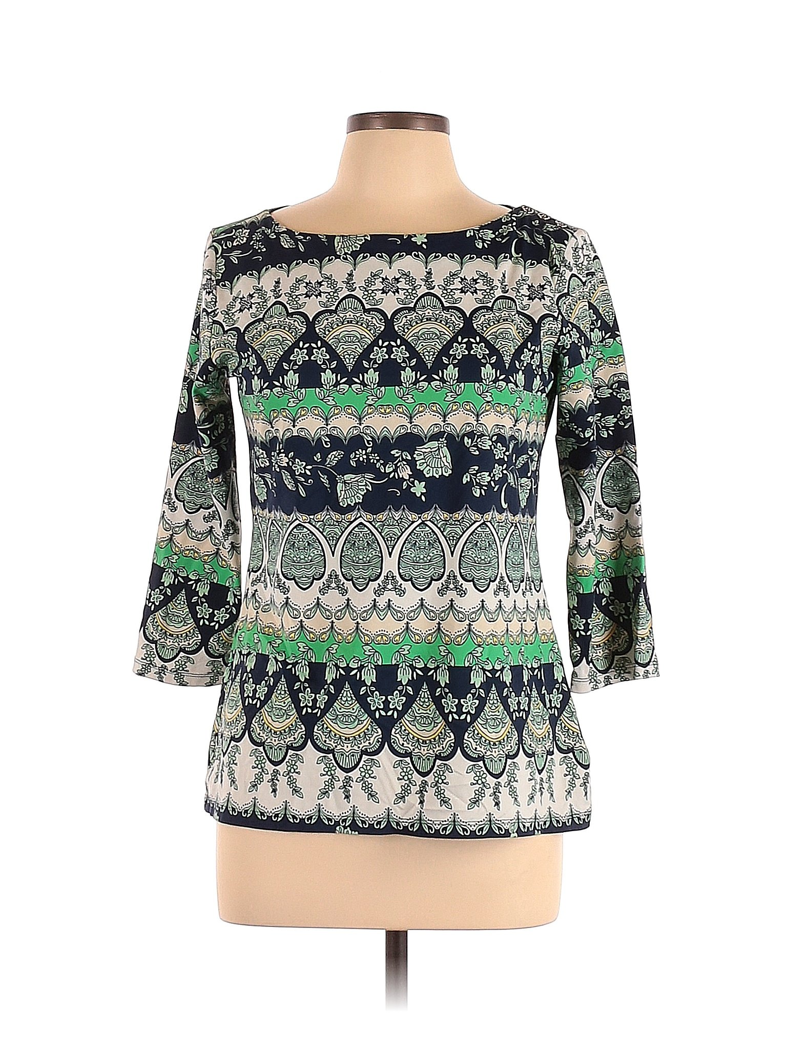 Charter Club Green Long Sleeve Top Size M - 81% off | thredUP