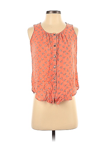 Edge Sleeveless Blouse (view 1)