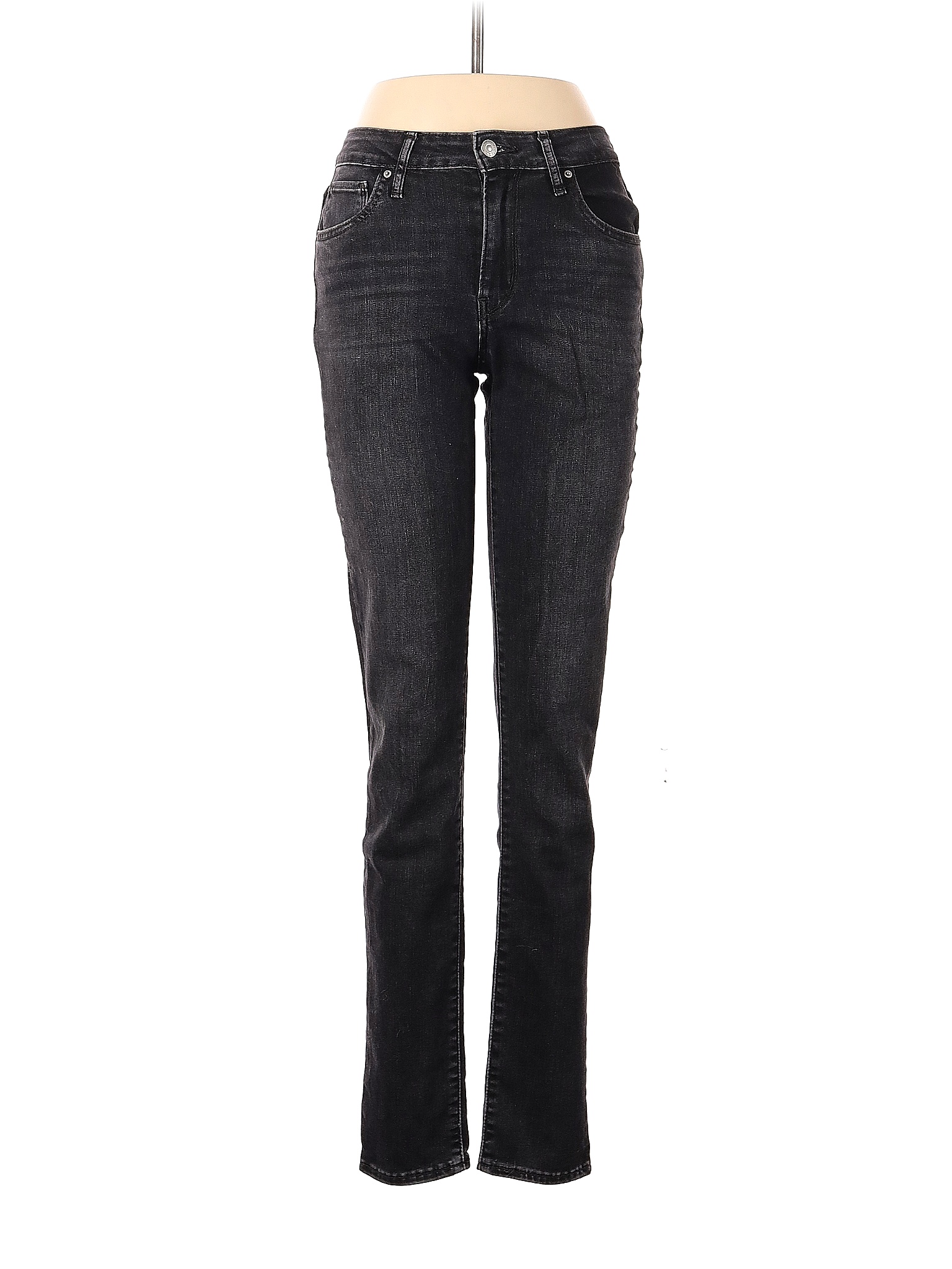 Levi Strauss Signature Solid Black Jeans 28 Waist 44 off thredUP