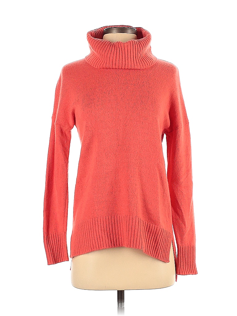 Bartolini by benedetta Solid Pink Turtleneck Sweater Size S - 78% off ...