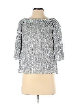 Waverly Grey 3/4 Sleeve Blouse (view 1)