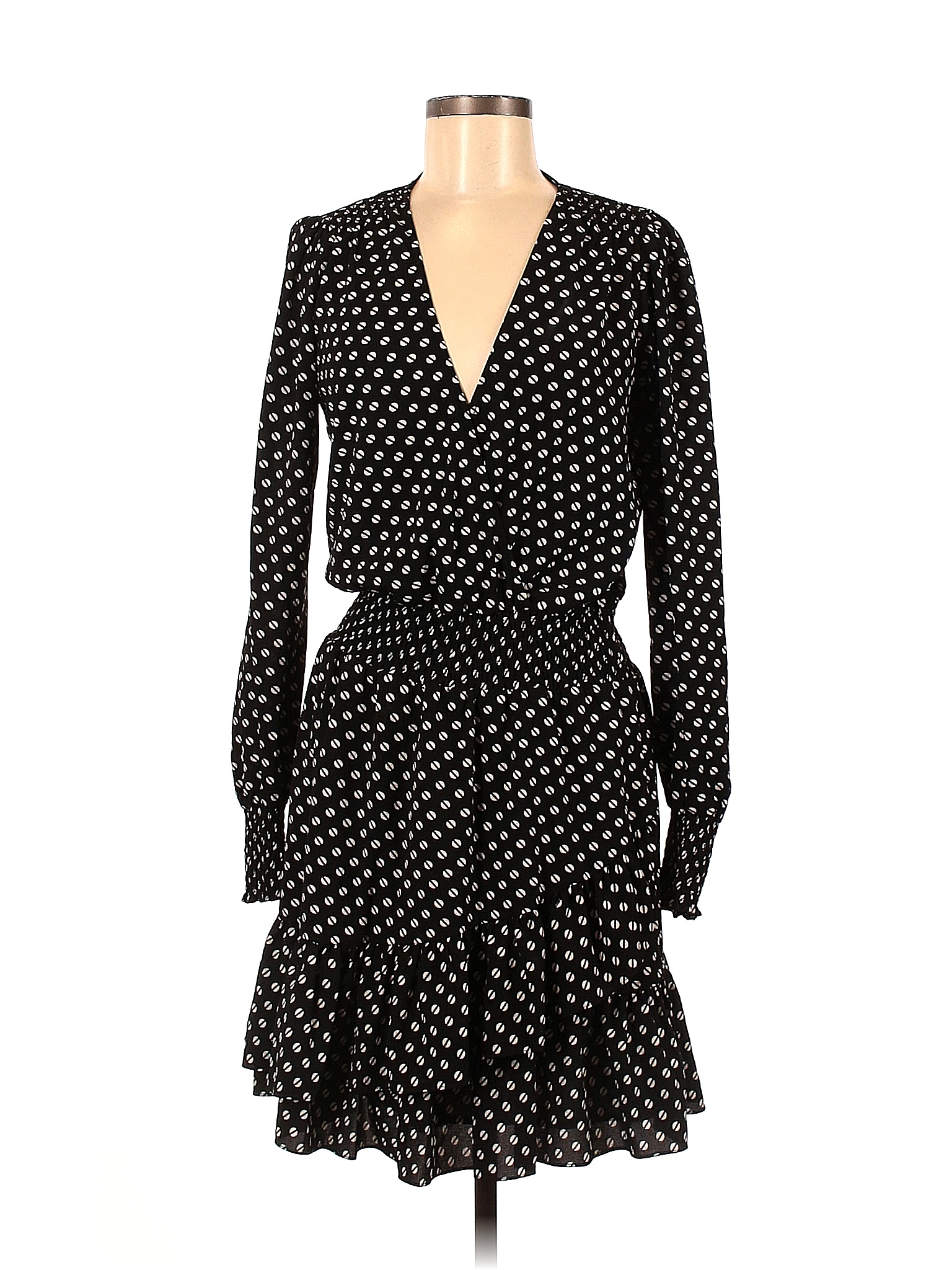 MICHAEL Michael Kors Polka Dots Black Casual Dress Size M - 79% off ...