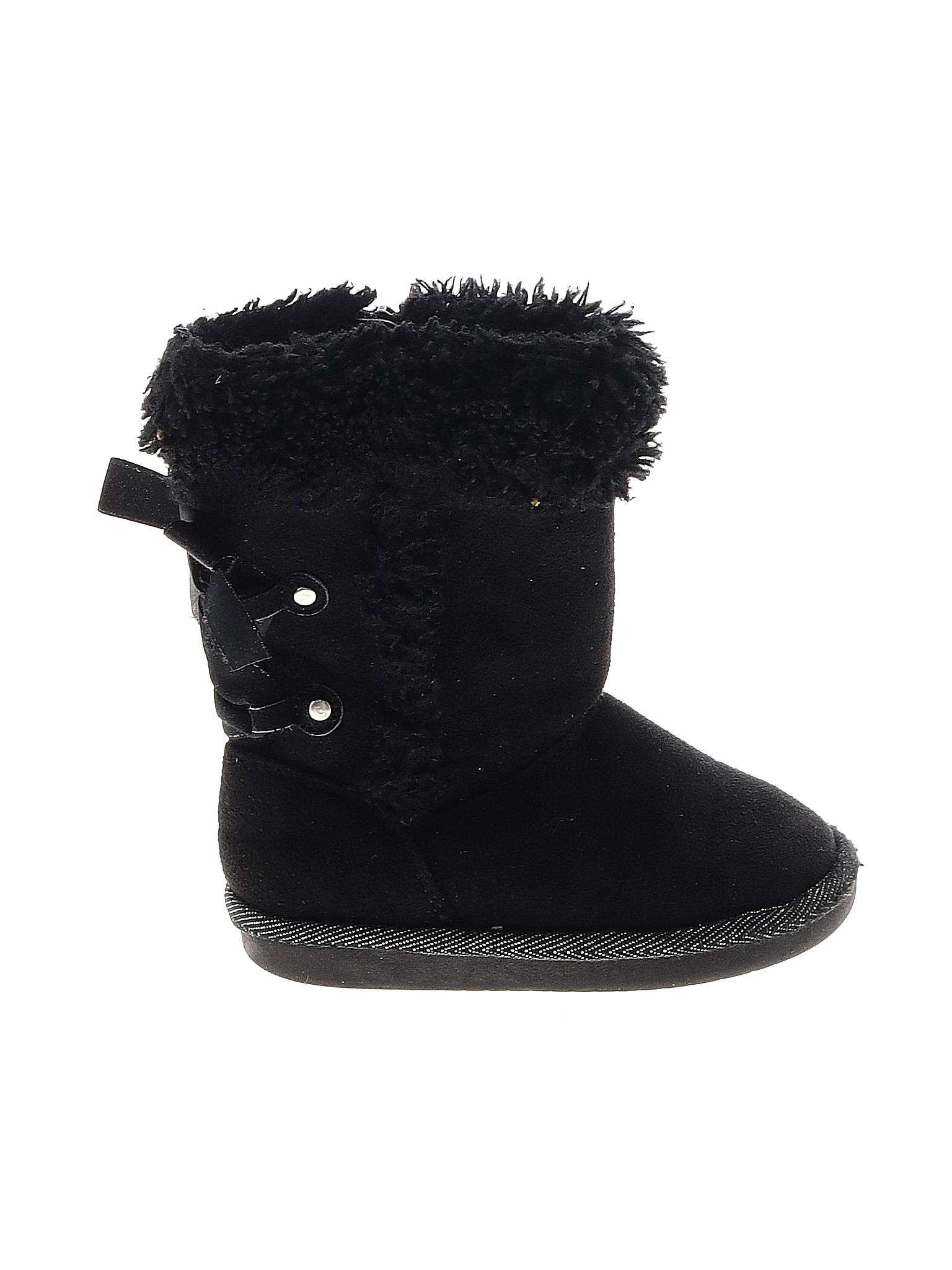 Jumping Beans Solid Black Boots Size 7 69 off thredUP