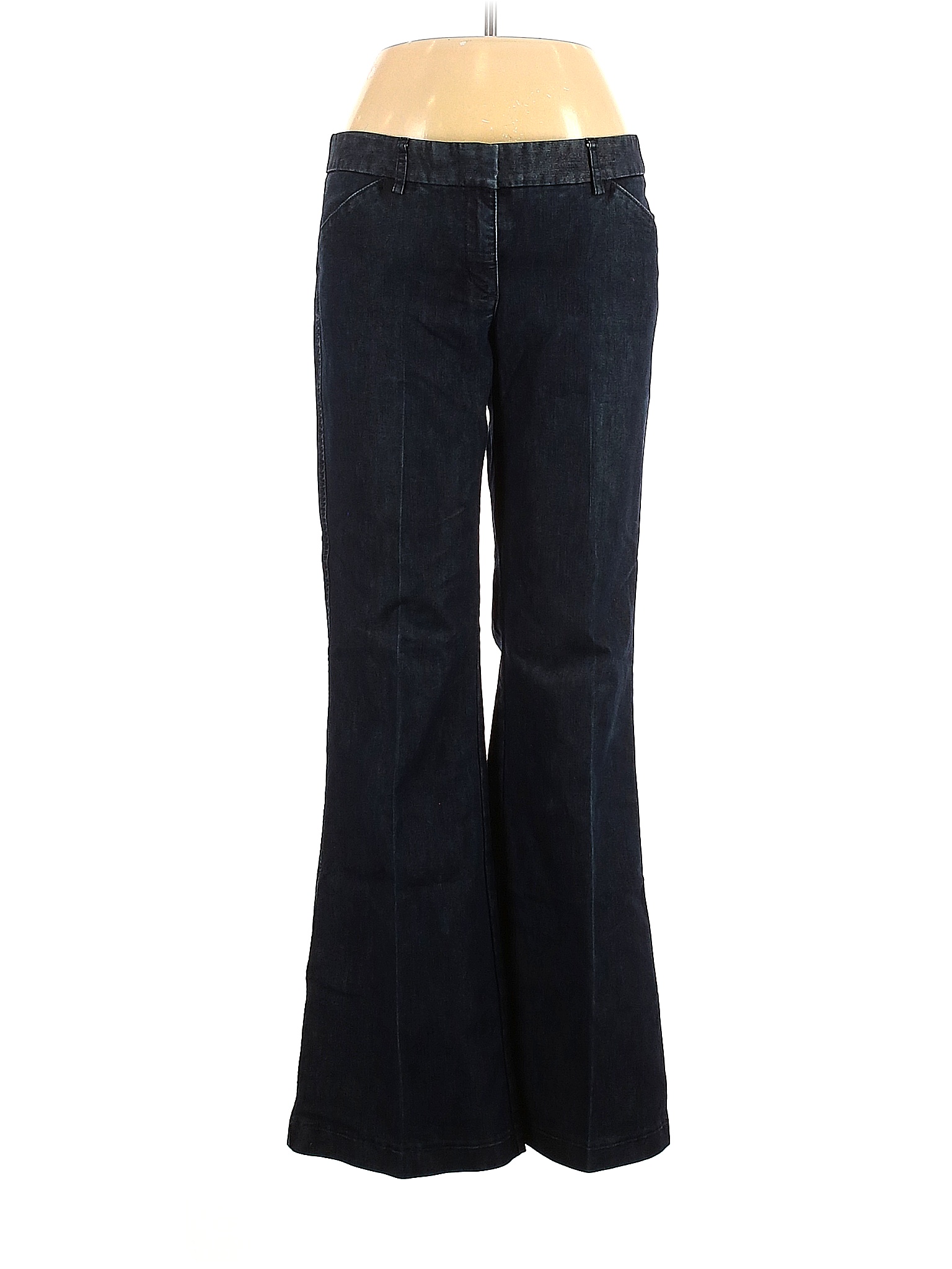 Express Design Studio Solid Black Blue Dress Pants Size 8 82 off