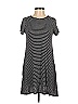 Elan Stripes Gray Black Casual Dress Size S - photo 1
