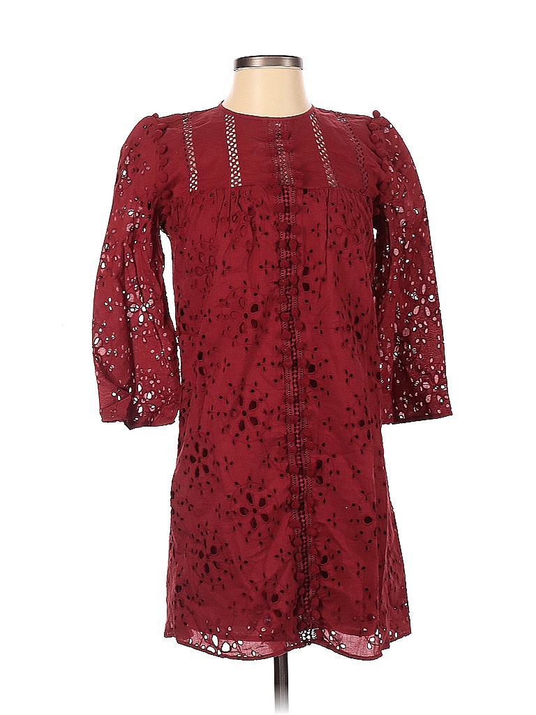 Robe Longue Zara Studio - Couleur Bordeaux/maroon, Taille S (équivalent 8), Fluide, Très Bon état