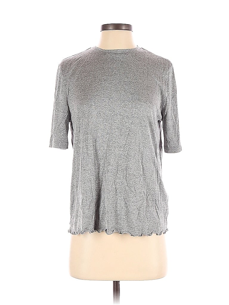 Click to view more detailed imagery on our partner's website Pre-owned The Fifth Label Short Sleeve Top Gray Crew Neck Tops