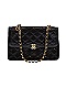 Chanel Lambskin Vintage Quilted Medium Double Flap Black