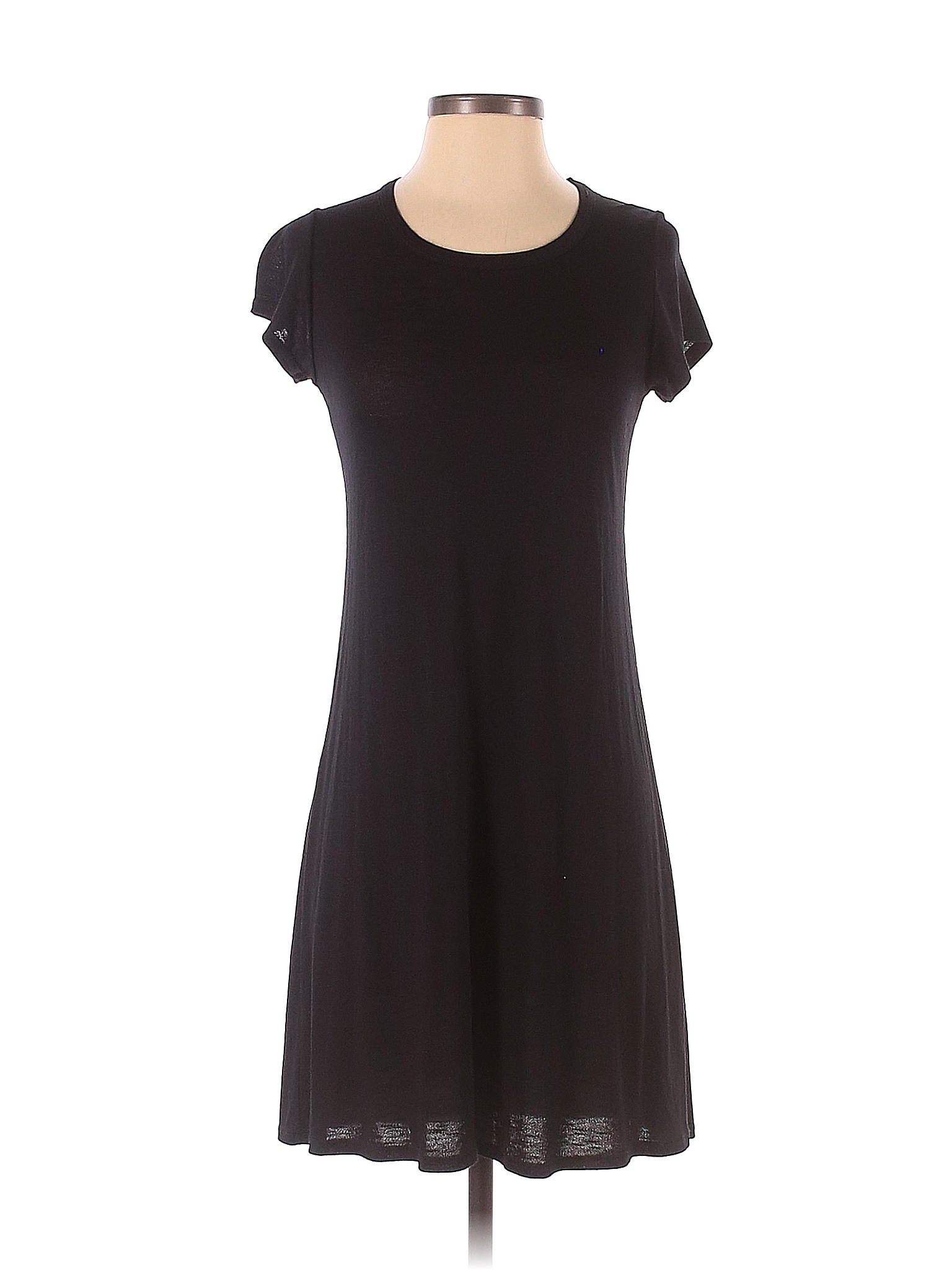 Olivia Rae Solid Black Casual Dress Size S - 72% off | thredUP