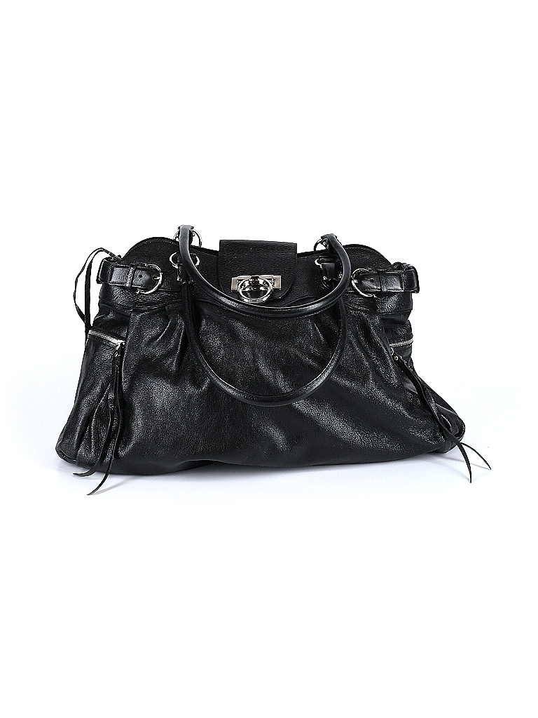 Salvatore Ferragamo 100% Leather Black Leather Satchel One Size - photo 1