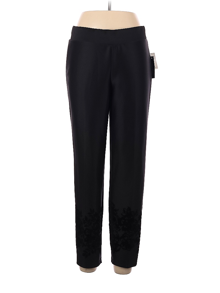 Melissa Paige Solid Black Dress Pants Size L (Petite) - 82% off | thredUP