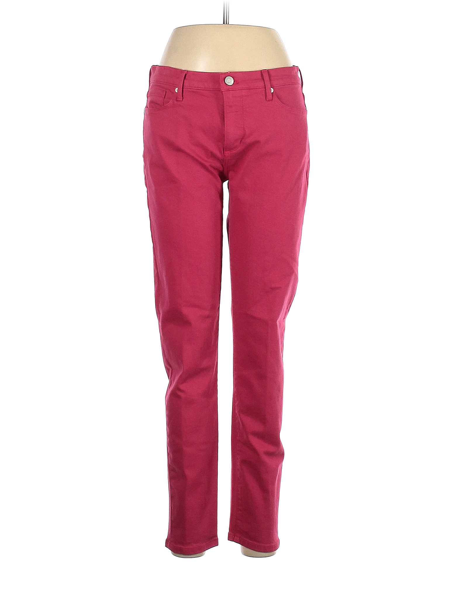 Banana Republic Solid Colored Burgundy Jeans 28 Waist 90 off thredUP