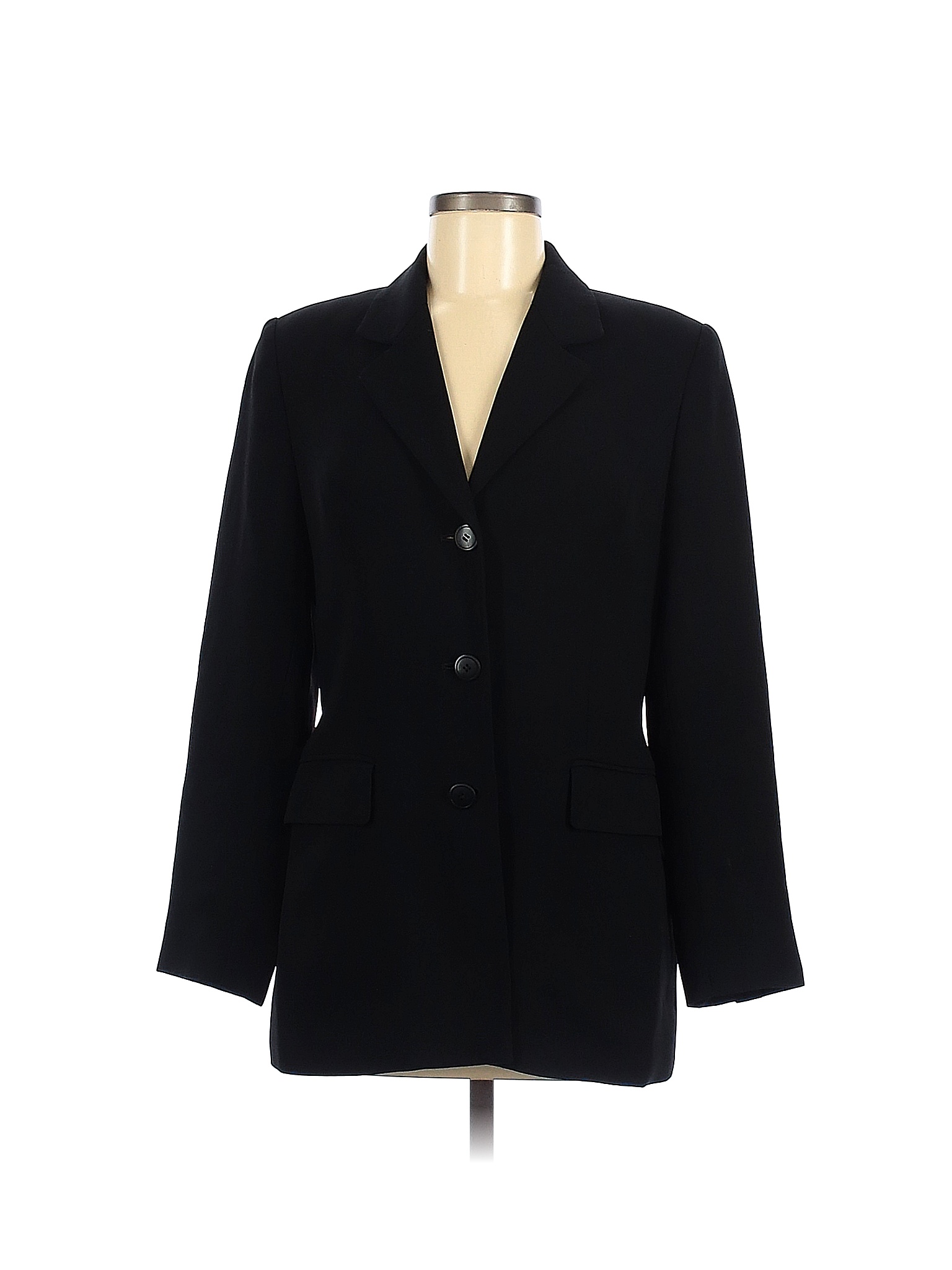 Casual Corner Solid Black Blazer Size 6 78 Off Thredup