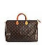 Louis Vuitton Speedy Coated Satchel Bag
