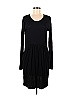 Peruvian Connection Solid Black Casual Dress Size M - photo 1
