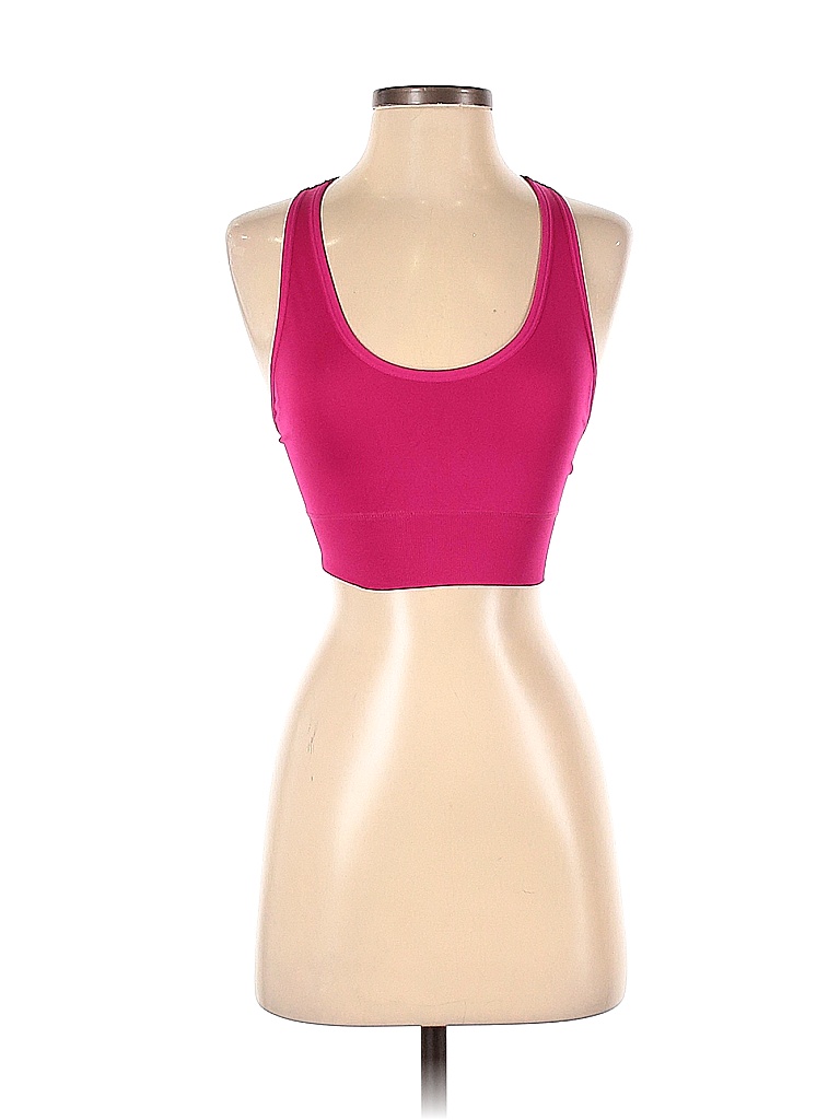 Profit Solid Pink Sports Bra Size S 62 off thredUP