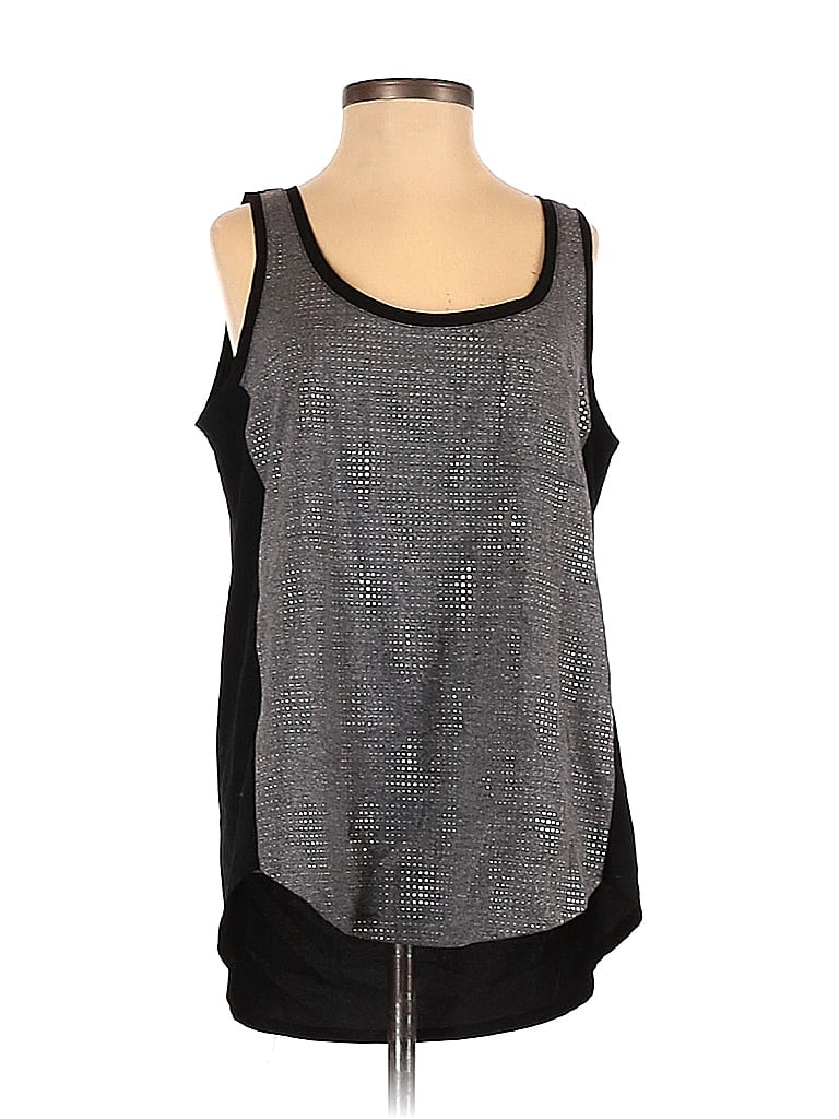 Click to view more detailed imagery on our partner's website Pre-owned Calvin Klein Sleeveless Top Black Scoop Neck Tops
