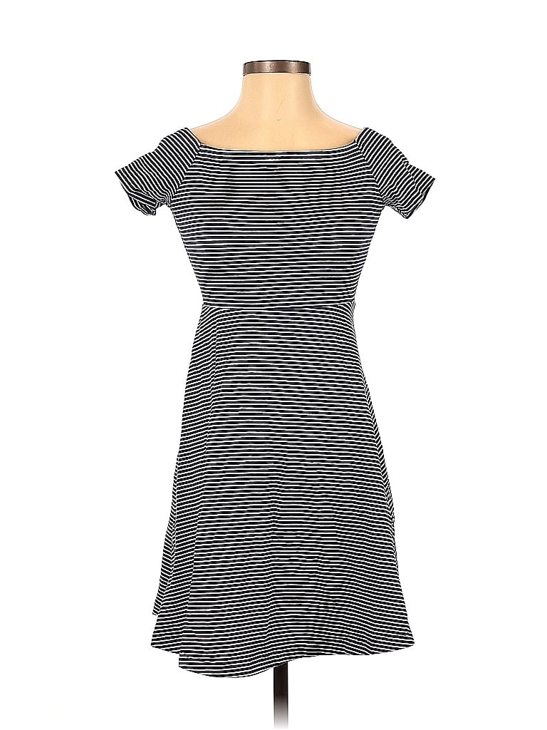 Old Navy Stripes Gray Blue Casual Dress Size XS - photo 1