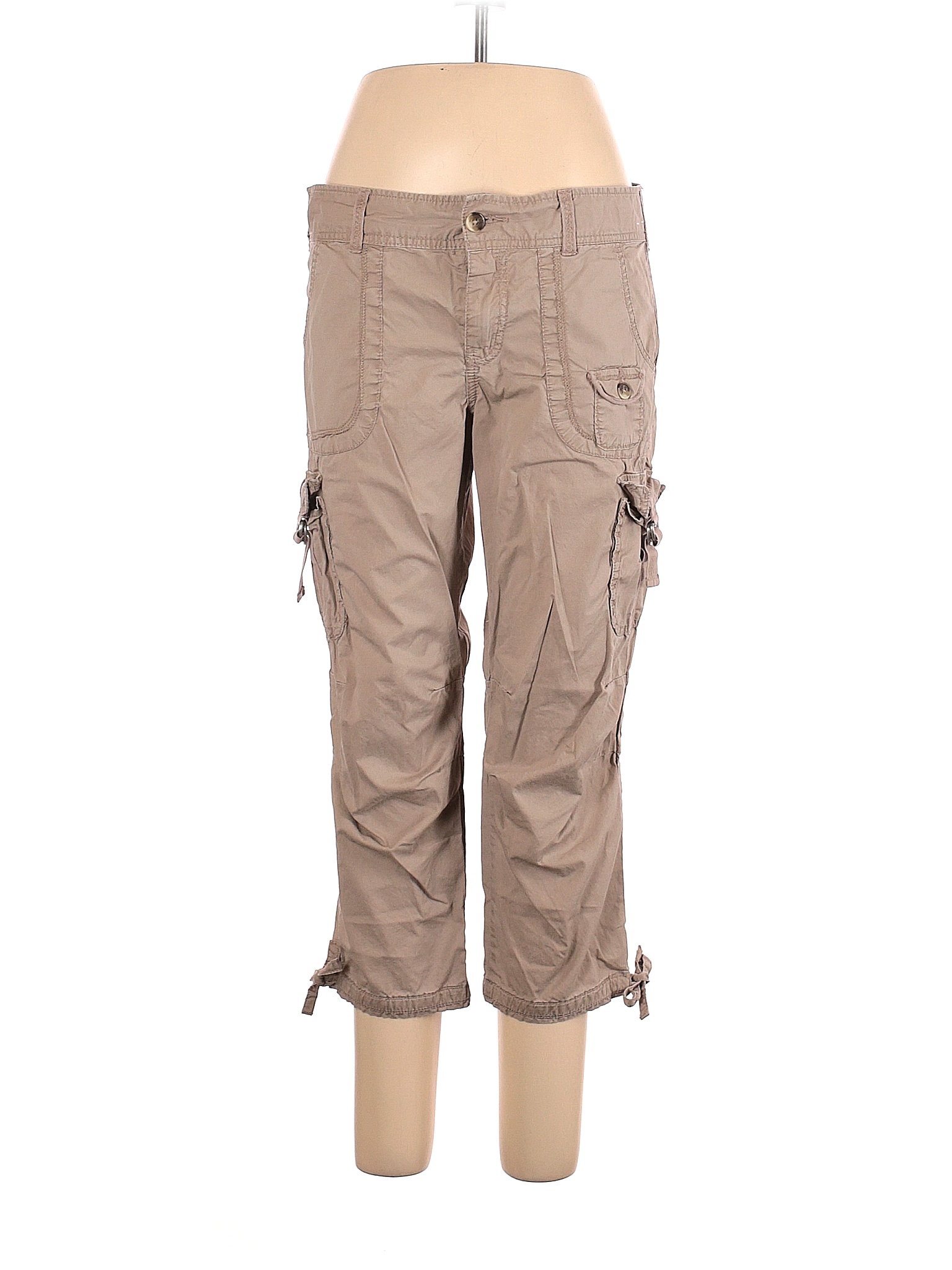 CALVIN KLEIN JEANS 100% Linen Brown Tan 